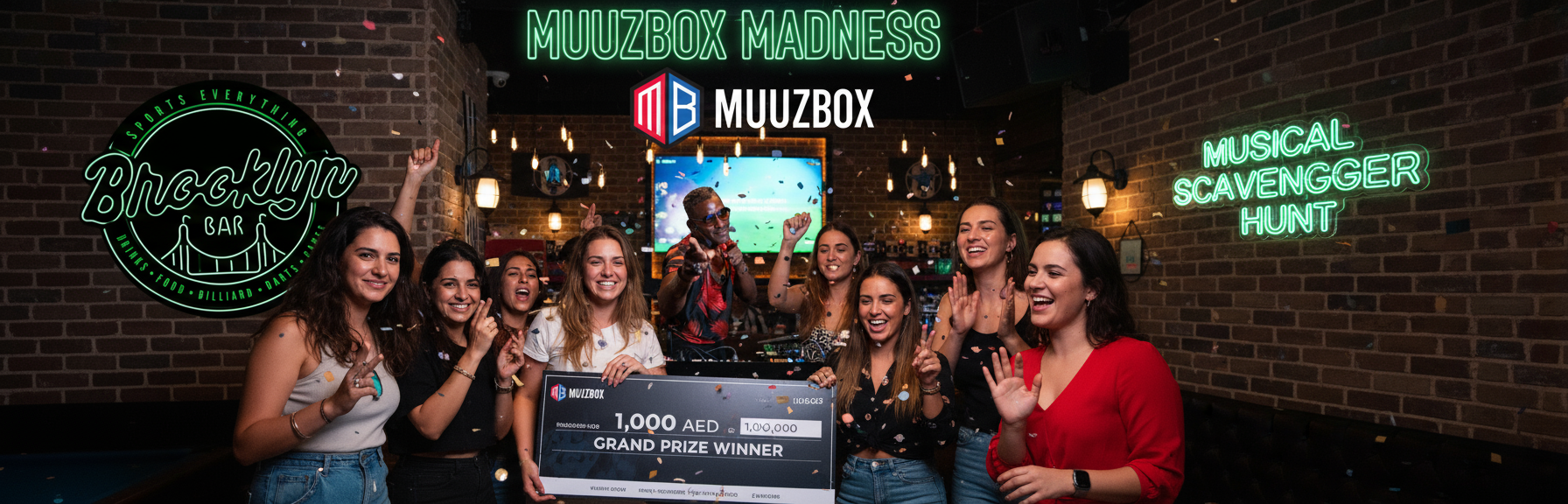 Muuzbox in the room — live testimonial banner